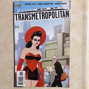 DC Comics Transmetropolitan Issue #32 with Red and Black Cover